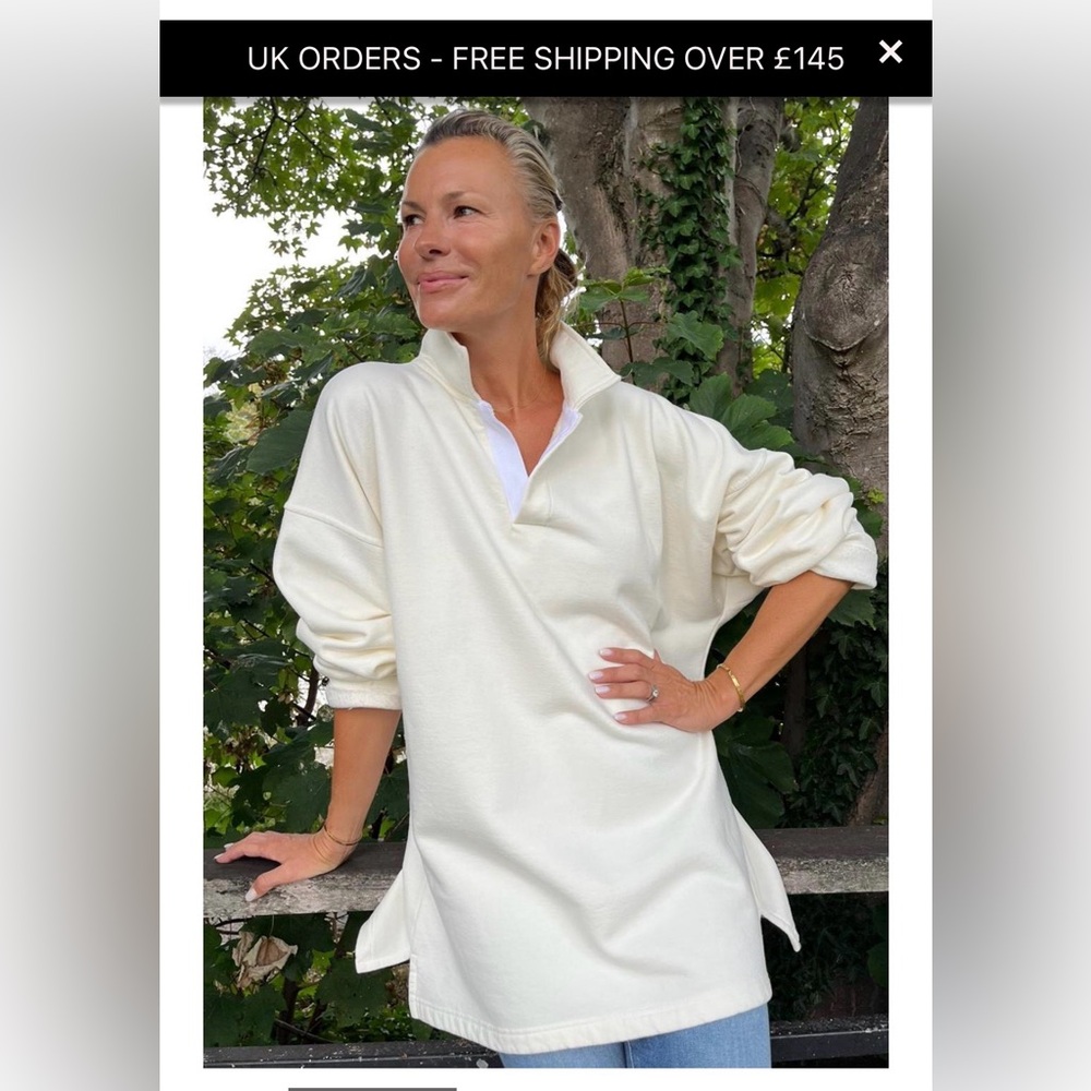 Sloppy Joe Collar Sweatshirt